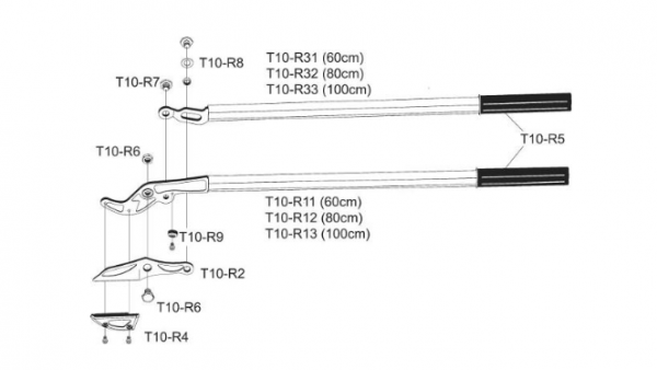 Сучкорез VESCO T10/80 Сучкорез VESCO T10/80